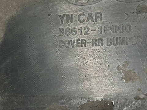 KIA VENGA DIFFUSEUR SPOILER DOUBLURE PARE-CHOCS ARRIÈRE ARRIÈRE ORIGINAL