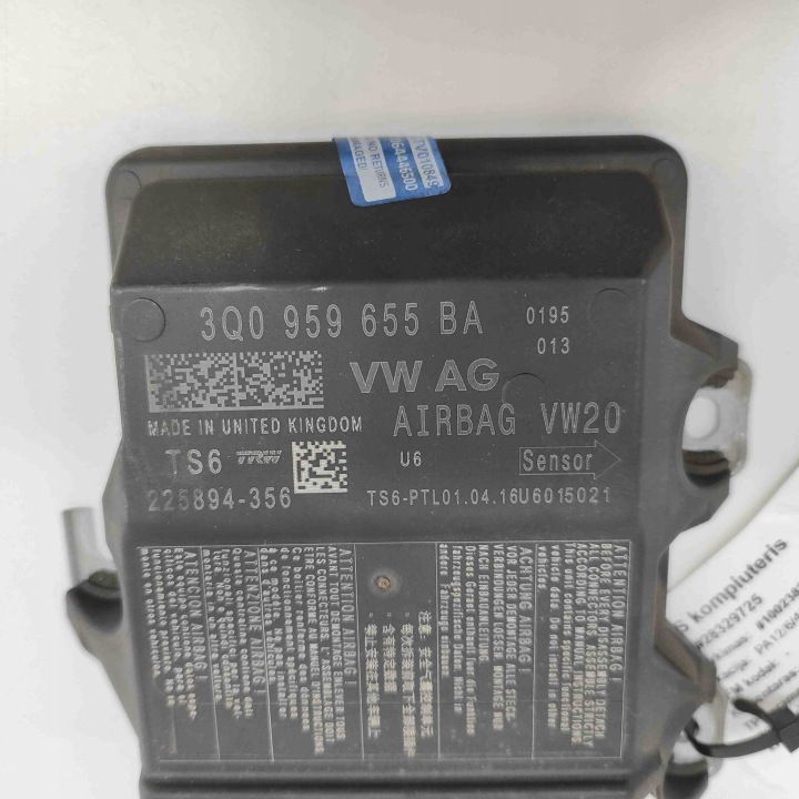 MODULE AIRBAG VW PASSAT VARIANT B8 (3G5) 3Q0959655BA 28329725 2.0L 110KW