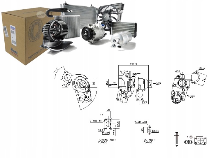 TURBOCOMPRESSEUR NISSENS NEUF 93259