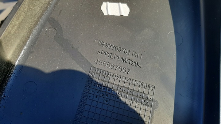 OPEL MERIVA A LIFT PROTECTION MONTANTS DROIT 93363701