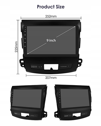 RADIO GPS ANDROID PEUGEOT 4007 2006-12 SIM 4/32GB 