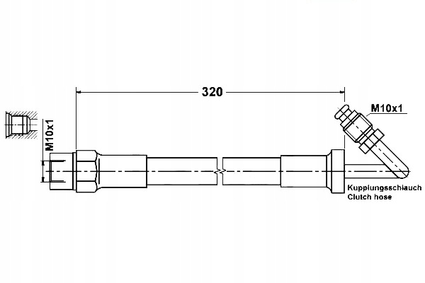 CABLE CONJUNTO DE EMBRAGUE BMW 3 (E30) 5 (E28) 6 (E24) Z1 1. 