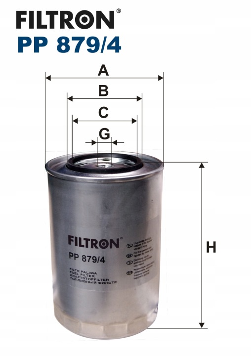 FILTRON PP 879/4 FILTRE CARBURANTS