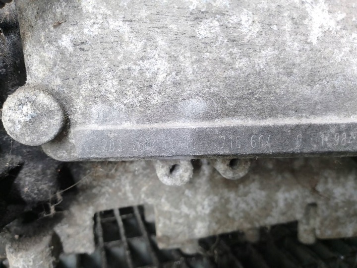 BOÎTE DE VITESSES MANUELLE 6 MERCEDES-BENZ CLASSE E W211 716604 2.2 CDI