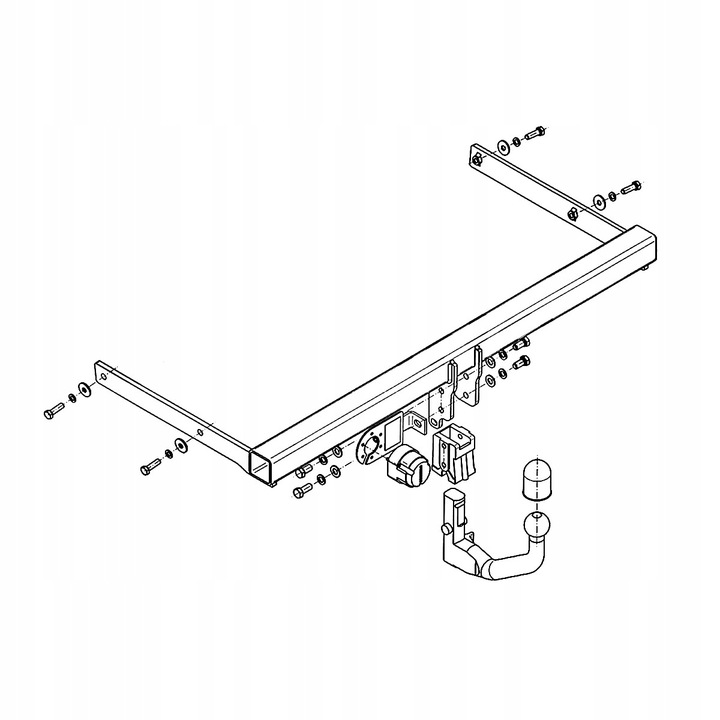 BARRA DE REMOLQUE GANCHO DE REMOLQUE WYPINANY NUEVO JUEGO DE CABLES SKODA SUPERB 2 II 3T UNIVERSAL 09-15 7 PIN 