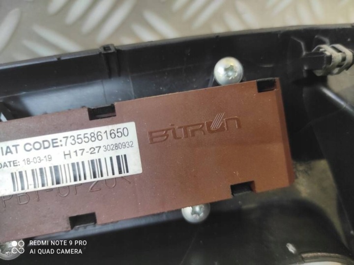 PANNEAU COMMUTATEUR D'URGENCE FIAT DUCATO III CITROEN JUMPER III 7355861650
