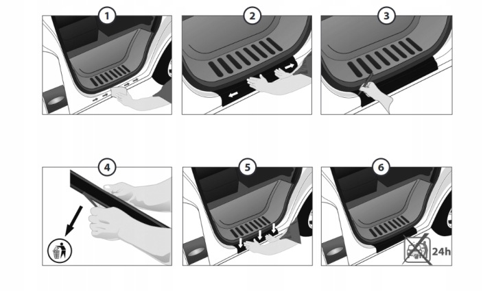 NISSAN INTERSTAR 2006-2010 REVÊTEMENTS BAGUETTES SEUIL