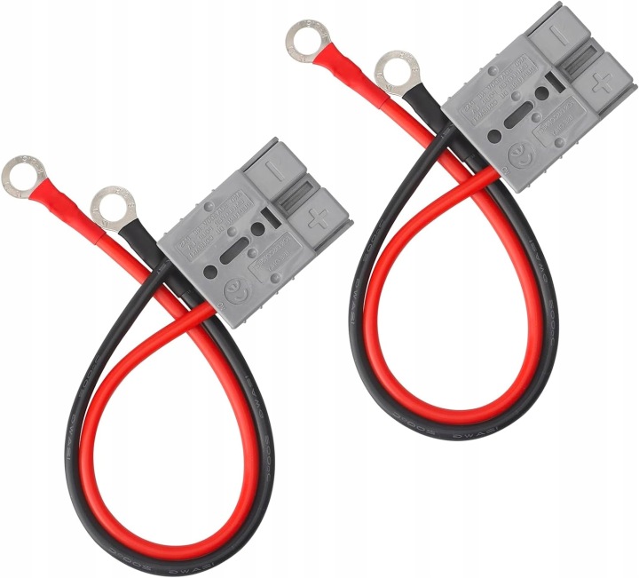 BIELLES VERS BATTERIES 50A 600V AVEC AVEC FIL 12AWG JOINTS TORIQUES VERS VOITURES