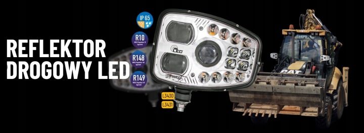 PROJECTEUR EN LIGNE LED PHARE AVANT FJD EXCAVATRICE