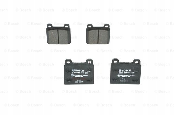 PLAQUETTES FREIN AVANT BOSCH 0 986 460 113
