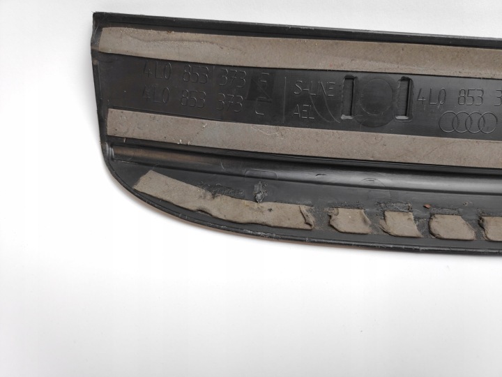 AUDI Q7 S-LINE MOULURE REVÊTEMENT SEUIL GAUCHE AVANT 4L0853373F
