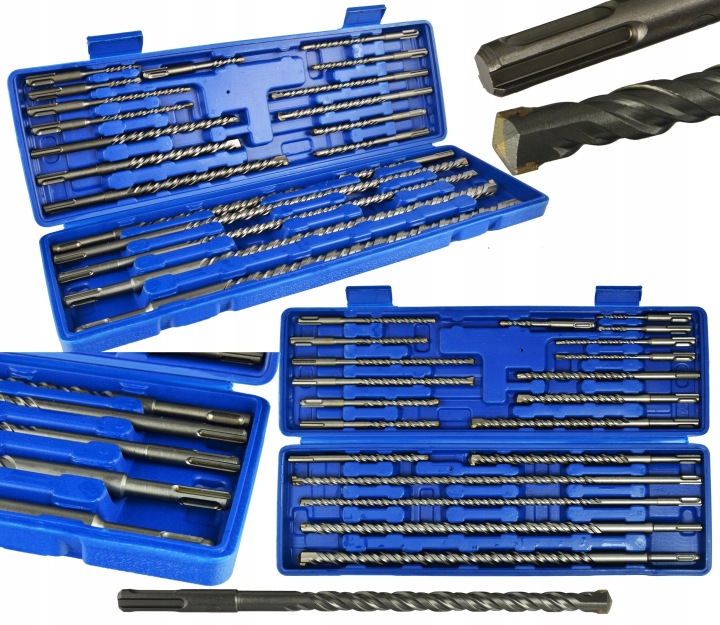 GEKO WIERTLA VERS BÉTON SDS PLUS 5-20MM KIT WIERTEL 20 PIÈCES G40037