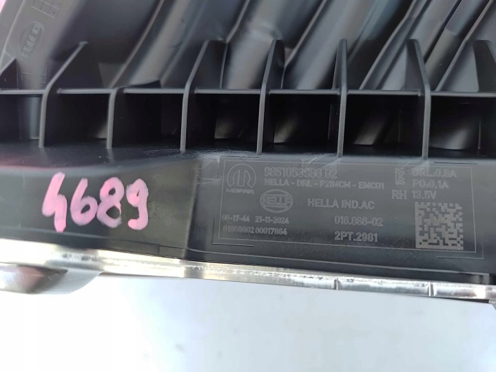 PEUGEOT 208 II LIFT 23- PHARES ANTIBROUILLARD LED FJD DROIT NEUF OE 4689