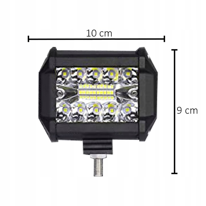 PHARE 20 LED TRAVAILLÉ HALOGÈNE 60W 4 PIÈCES 12V