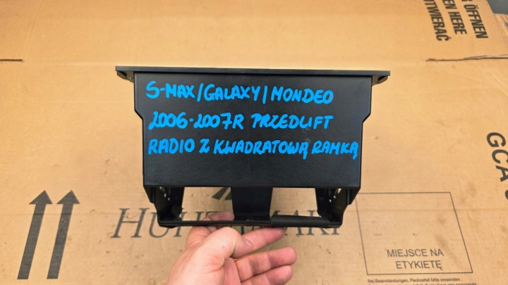 S-MAX MK1 GALAXY MK3 2006 ANNÉE AVANT RESTYLAGE CORBEILLE RADIO 6000CD SONY RECTANGULAIRE