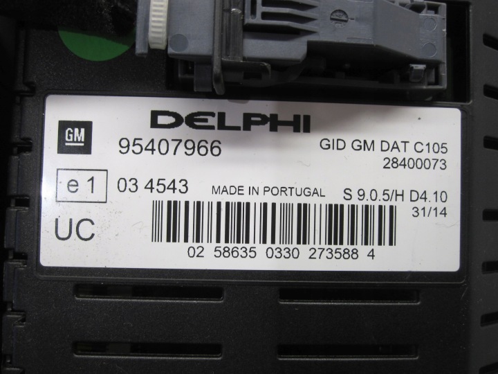 OPEL ANTARA 16R ÉCRAN MONITEUR 95407966 28400073