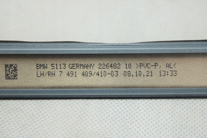 ORIGINALE MOULURE BARRES DE TOIT DE TOIT GAUCHE BMW G26 GRAN COUPÉ 7491409 C4P
