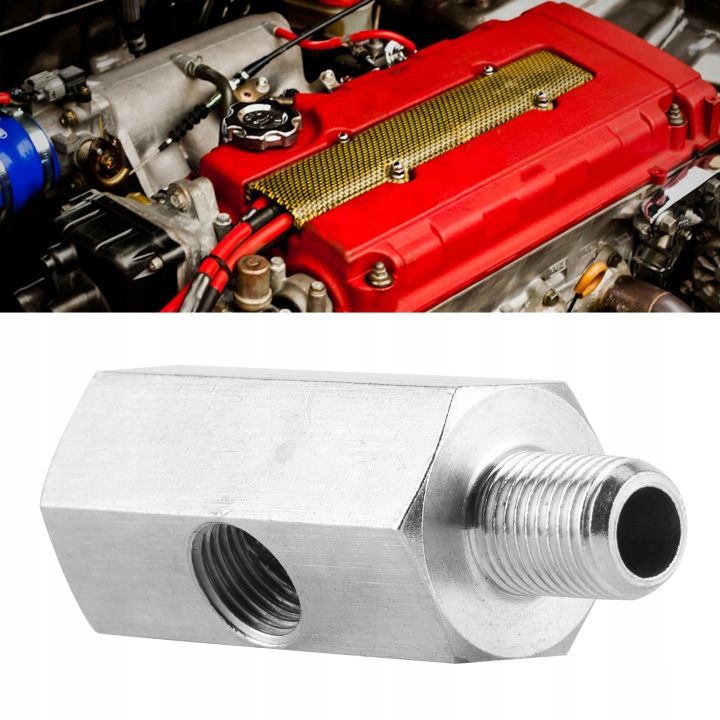 ADAPTATEUR CAPTEUR PRESSION HUILES M10 1/8NPT TÉ UNIVERSEL