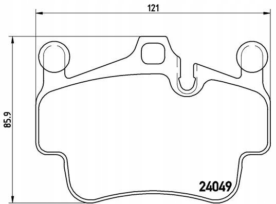 ZAPATAS HAM.PRZEDNIE/TYLNE PORSCHE 911 (997) 04-TYL 