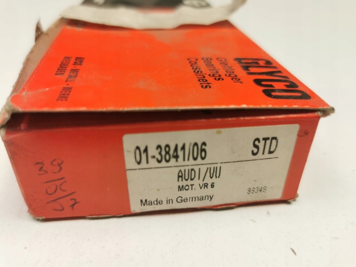 COUSSINETS GLYCO AUDI VW MOTEUR VR6 93349 01-3841/06
