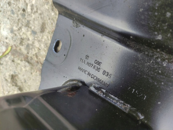 VW VOLKSWAGEN ID.4 POUTRE PARE-CHOCS ARRIÈRE ARRIÈRE OE 11A807311