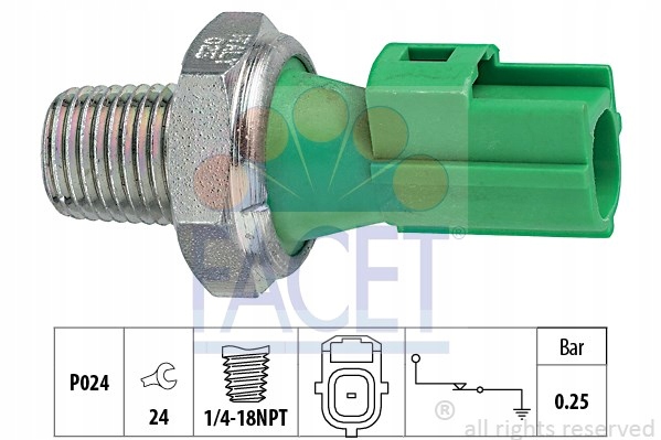 COMMUTATEUR PRESSION HUILES CAPTEUR SOUPAPE FACET