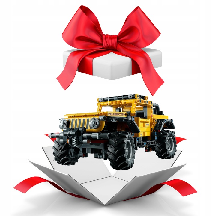 LEGO TECHNIC JEEP WRANGLER TRINKELĖS DLA VAIKAI AUTOMOBILIS TERENOWY nuotrauka 13