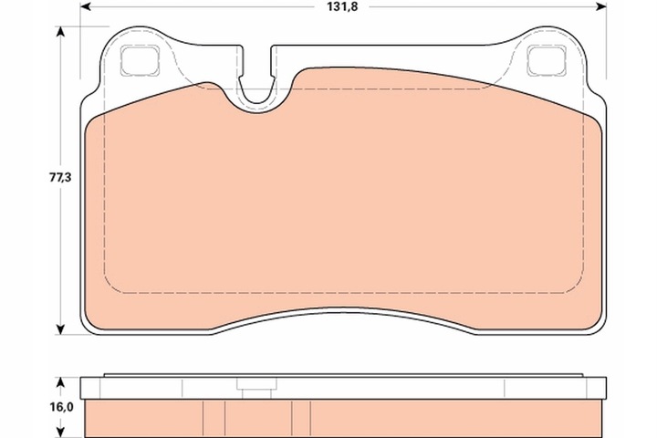 ZAPATAS DE FRENADO SEAT PARTE DELANTERA LEON 2,0 13- GDB1912 