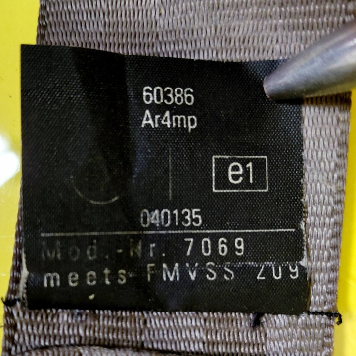 CEINTURE DE SÉCURITÉ GAUCHE ARRIÈRE AUDI A6 S6 C5 4B 040135 NR1805