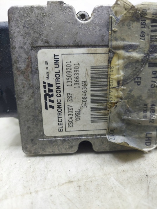 POMPE ABS 13509201 13663901 OPEL VECTRA C