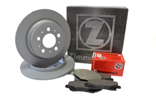 DISCOS ZAPATAS PARTE DELANTERA ZIMMERMANN SKODA SUPERB 3 