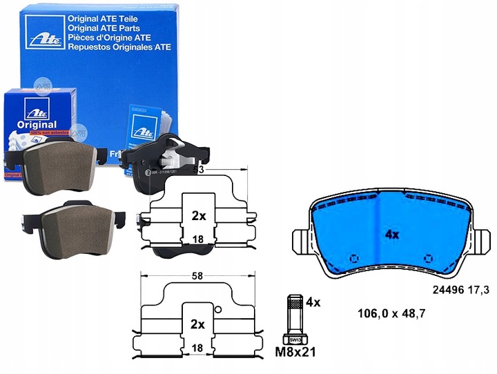 PADS HAM. FORD T. GALAXY- S- MAX. 06- 15 