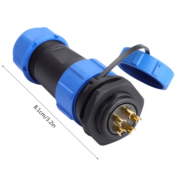 RÉSISTANT À L'EAU 5-PIN RACCORD PRISE WTYKOWE LOTNICZE CÂBLE RACCORD LINIOWE IP68
