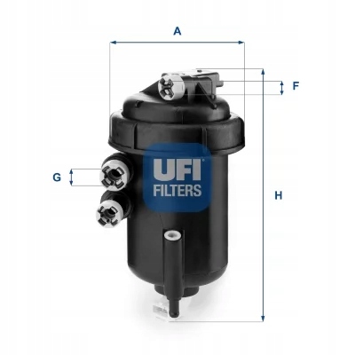 FILTRO COMBUSTIBLES UFI 55.127.00 