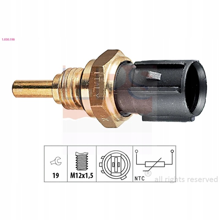 SENSOR TEMPERATURA ACEITES EPS 1.830.198 