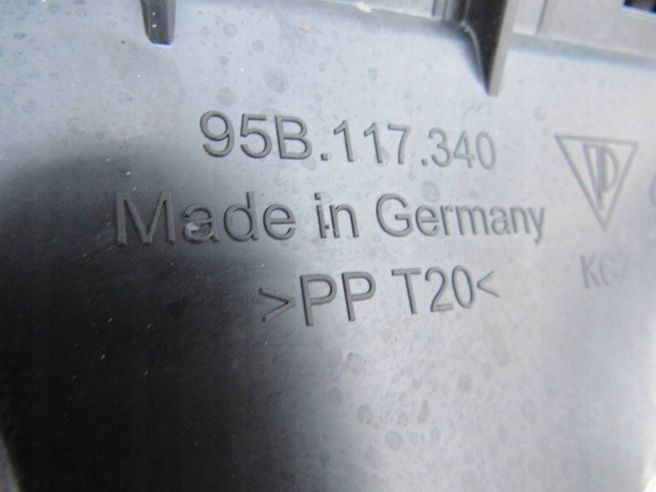 PORSCHE MACAN 95B RADIATEUR D'INTERCOOLER GUIDE D'AIR 95B117340