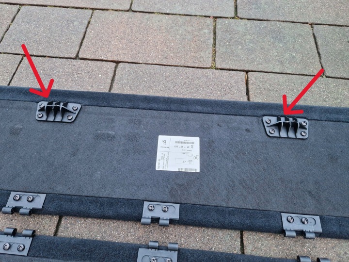 BMW2 F46 GRAN TOURER PLANCHER ÉTAGÈRE COUVERCLES DE COFFRE 7427801 14-2022