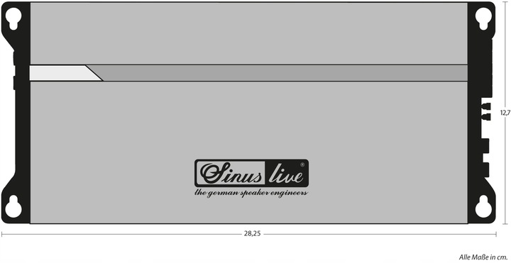 SINUSLIVE SL-A8005D AUTO REFORZADOR 5 CANAL + CONTROL REMOTO 