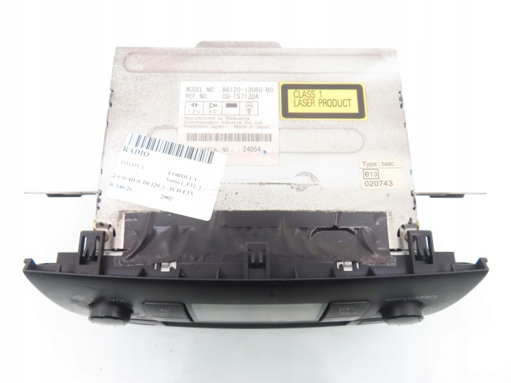 RADIO TOYOTA COROLLA VERSO E12 8612013060B0