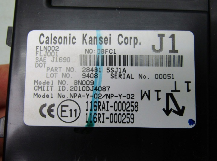 LEAF II 20R MODULE CONFORT CONTRÔLEUR 284B15SJ1A 284B15SJ1A