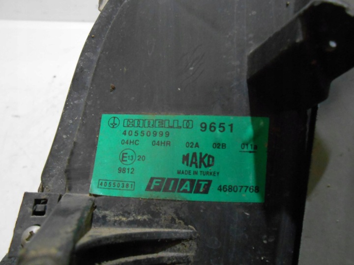 FIAT DOBLO I PHARE PROJECTEUR GAUCHE AVANT 46807768