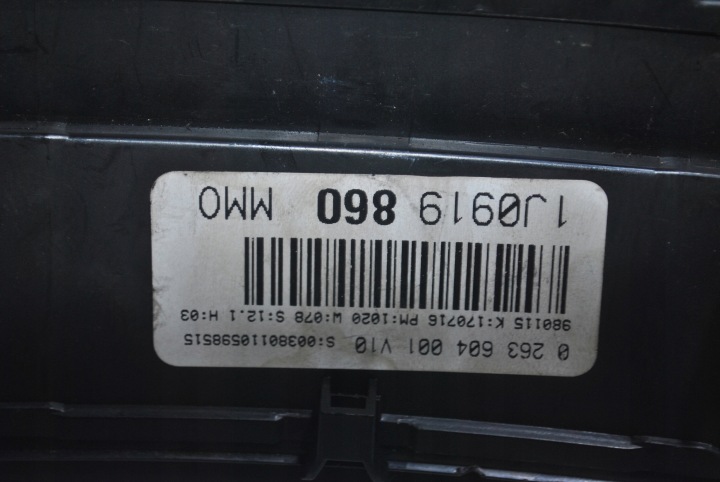 COMPTEUR COMPTEUR VW GOLF IV 1.6 1J0919860 MM0