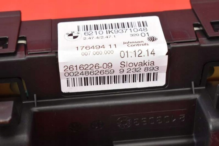 COMPTEUR TABLEAU DE BORD EUROPE 9371048 BMW F30 F31 2.0 D 184 KM 11-16