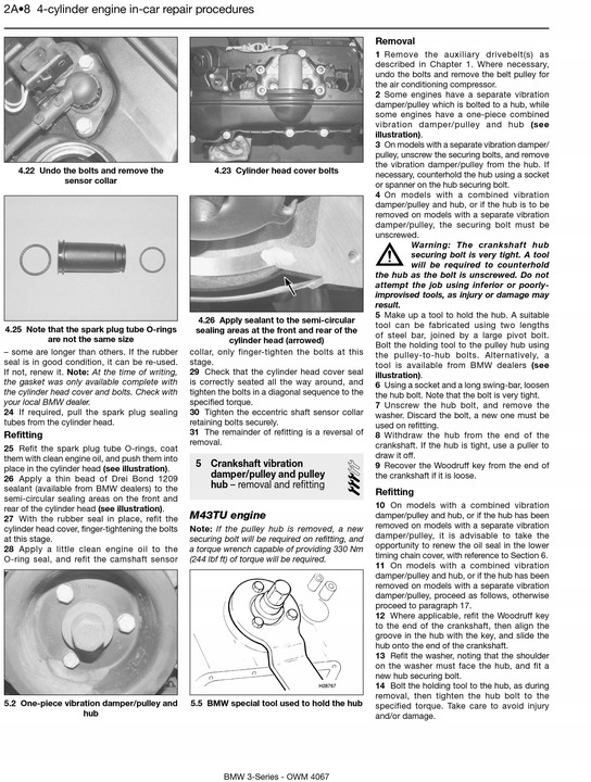 REPARACIÓN I BUDOWA COCHE BMW SERII 3 E46 320I ( 98-06 ) MANUAL HAYNES 