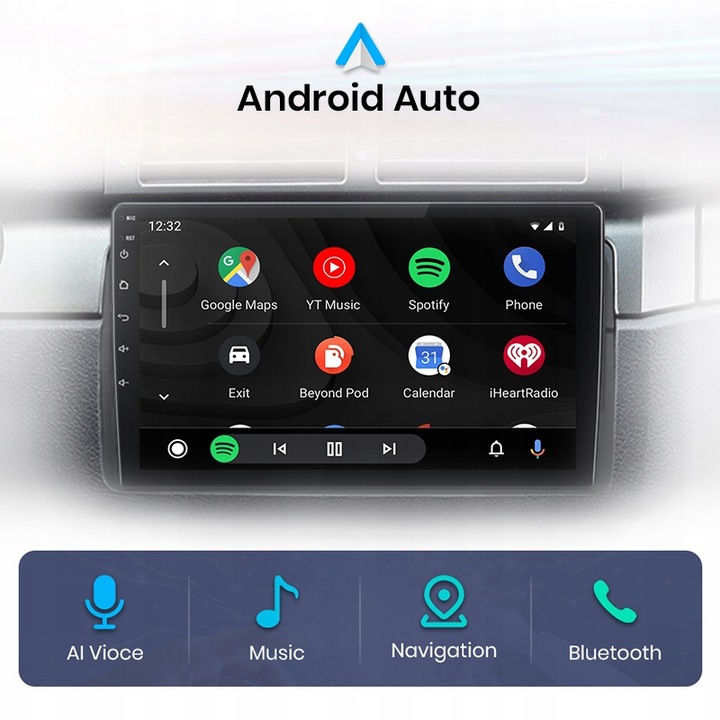 RADIO JUNSUN PARA KIA SPORTAGE 3 2010-2016 CARPLAY ANDROID AUTO 1+32 WIFI 