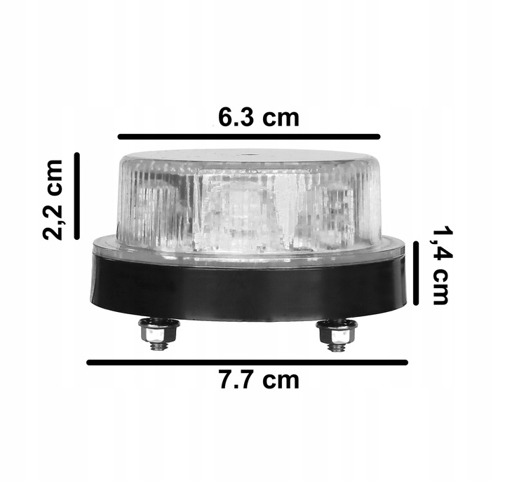 LAMP WARNING LED KOGUT STROBOSKOP 2 SZT. 