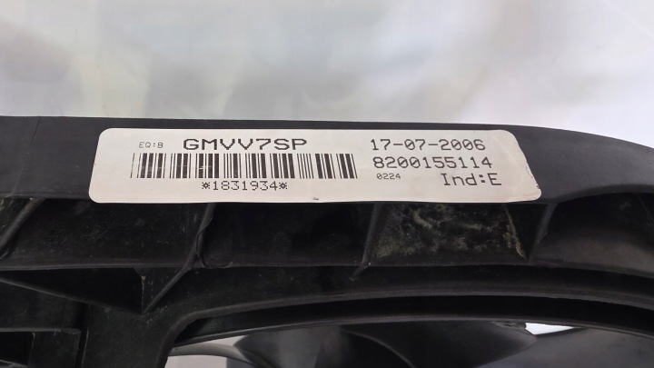 VENTILATEUR RADIATEUR MOTEUR RENAULT ESPACE IV LIFT 2.0 DCI