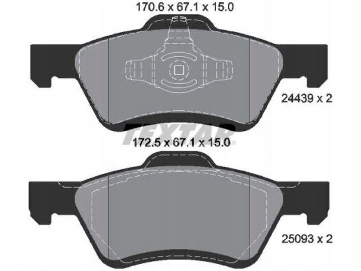 ZAPATAS PARTE DELANTERA FORD EE.UU. ESCAPE 2.0-3.0 01-12 