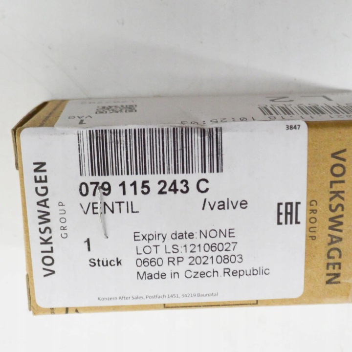 AUDI A7 SPORTBACK 4G8 SOUPAPE DIRECTEUR OGRANICZENIEM PRESSION 079115243C