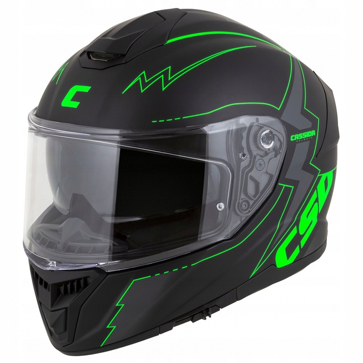 CASSIDA CASCO PARA MOTOCICLETA GT2 + LUSTRZANKA VENTANAS XS 